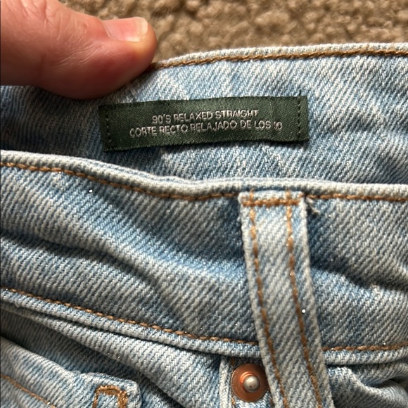 Wild Fable Sparkle Light Blue Flare & Wide Leg Jeans - Picture 7 of 10